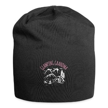 Glamping Grand-mère Chemise Cadeau Grand-mère Grand-mère Grand-mère - Bonnet en jersey - noir - Devant