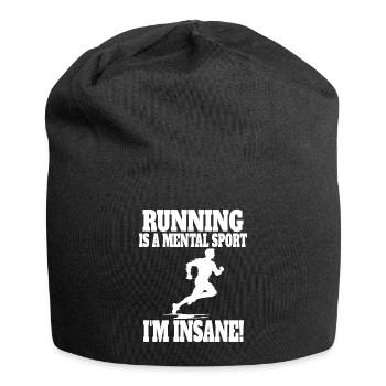 Présent de course XC pour hommes et femmes - Bonnet en jersey - noir - Devant