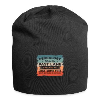 Life In The Past Lane lässt Sie sicherlich etwas verlieren - Jersey-Beanie - Schwarz - Vorne