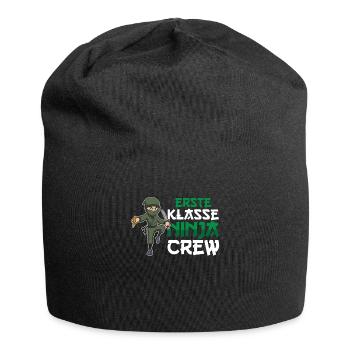 Erste Klasse Ninja Crew Schulkind 1. Klasse - Jersey-Beanie - Schwarz - Vorne
