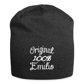Original 100% Emilio - Bonnet en jersey - charbon - Devant