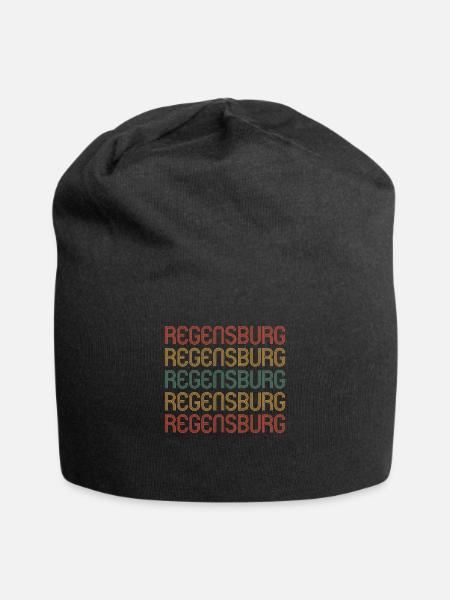 Regensburgerin Regensburger Regensburg - Jersey-Beanie - Schwarz