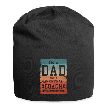 I'm A Dad And A Basketball Coach I'm Always Right - Jersey Beanie - black - Front