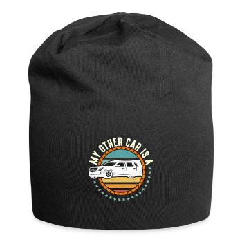 Embalmer My Car Is A Retro Funeral Home Embalmers - Jersey Beanie - black - Front