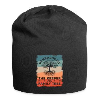 Genealoge Der Hüter des Stammbaums - Jersey-Beanie - Schwarz - Vorne