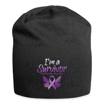 I Am A Fibromyalgia Awareness Survivor - Jersey Beanie - black - Front