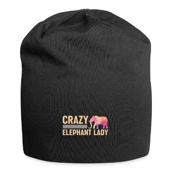 Crazy Elepahnt Lady Wild & Free Retro Taste - Bonnet en jersey - noir - Devant