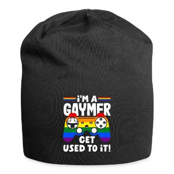 Je suis gaymer, habituez-vous ! LGBTQ+ - Bonnet en jersey - noir - Devant