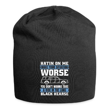 Embalmer Hatin On Me Make Your Funeral Embalmers - Jersey Beanie - black - Front