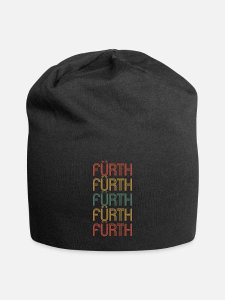 Fürtherin Fürther Fürth - Jersey-Beanie - Schwarz