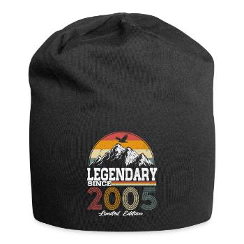 Légendaire depuis 2005 Vintage Vintage Anniversaire - Bonnet en jersey - noir - Devant