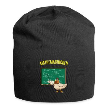 Math Math Math Poulet Math - Bonnet en jersey - noir - Devant