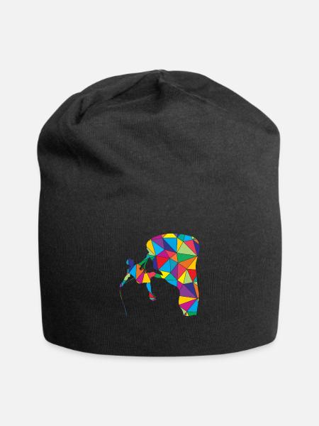 Felskletterer Polygon Kletter - Jersey-Beanie - Schwarz