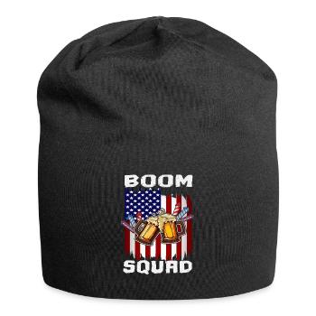 4th Of July Fireworks Boom Squad Party US Flag - Jersey-Beanie - Schwarz - Vorne