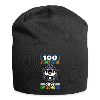 100 School Days School Kids Student Gift - Jersey Beanie - black - Front