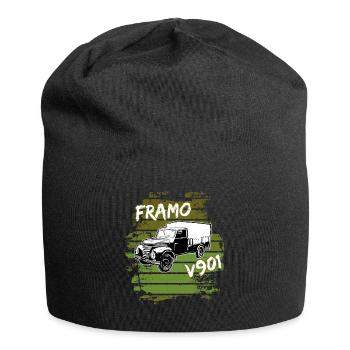 Framo pritsche Transporter Lkw DDR IFA Oldtimer - Jersey-Beanie - Schwarz - Vorne