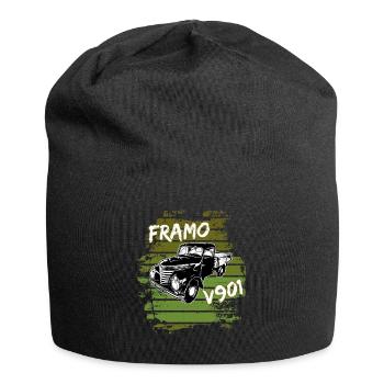 Framo pritsche Transporter Lkw DDR IFA Oldtimer - Jersey-Beanie - Schwarz - Vorne