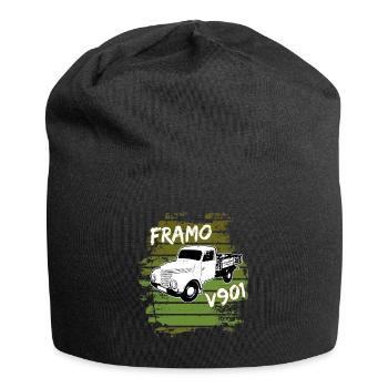 Framo pritsche Transporter Lkw DDR IFA Oldtimer - Jersey-Beanie - Schwarz - Vorne