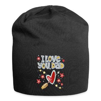 Father, Father's Day, Daddy-Daddy, Dad-Daddy Saying - Jersey Beanie - black - Front