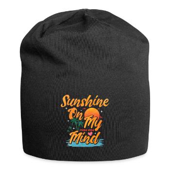 Pura Vida Sunshine Costa Rica Amérique latine - Bonnet en jersey - noir - Devant
