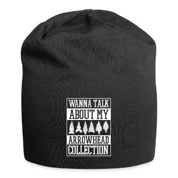 want to Talk About My Arrowhead Collection - Jersey Beanie - black - Front