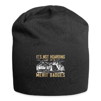 Camping Scoutmaster - Drôle de chef scout - Bonnet en jersey - noir - Devant