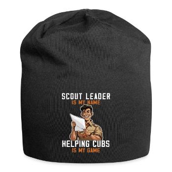 Camping Scoutmaster - Drôle de chef scout - Bonnet en jersey - noir - Devant