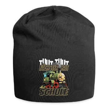 Nächste Haltestelle Schule - Kids Lokomotive - Jersey-Beanie - Schwarz - Vorne