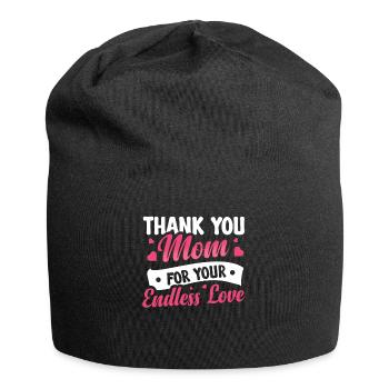 Danke Mama Für Deine Liebe - Jersey-Beanie - Schwarz - Vorne