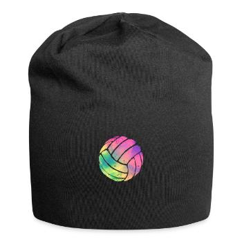 Aquarelle Volleyball Lover Fan Coach Team - Bonnet en jersey - noir - Devant