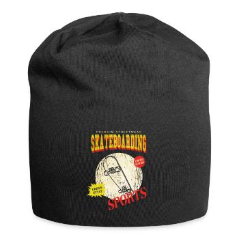 Skateboarding Skate Skater Skateboard Sk8 Vintage - Bonnet en jersey - noir - Devant