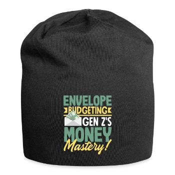 Envelope Budgeting - Money Mastery - Jersey-Beanie - Schwarz - Vorne