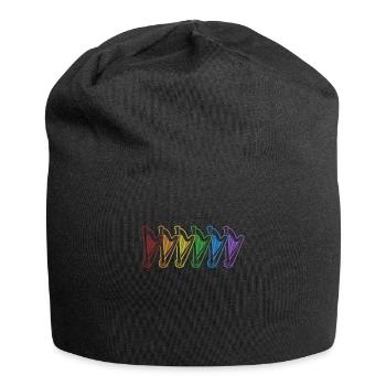 Harps LGBT Rainbow Harfe Konzertharfe - Jersey-Beanie - Schwarz - Vorne