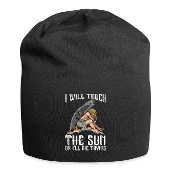 Mythologie grecque Je toucherai le soleil Dieu antique - Bonnet en jersey - noir - Devant