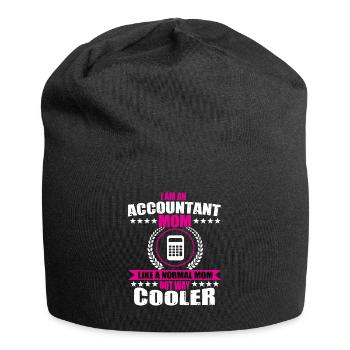 Toller Buchhalter Mama Outfit Muttertag - Jersey-Beanie - Schwarz - Vorne