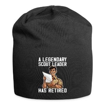 Camping Scouting - Lustiger Pfadfinderführer - Jersey-Beanie - Schwarz - Vorne