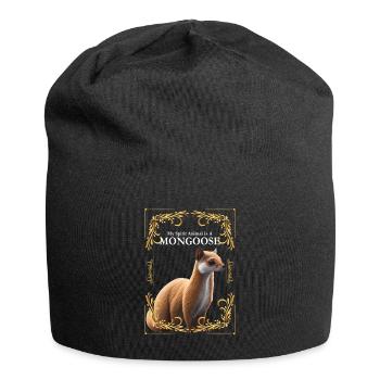 Mangoustes Mangoustes Suricates - Bonnet en jersey - noir - Devant