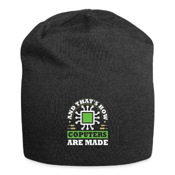 Programmierer, Informatik, Coder Software - Jersey-Beanie - Anthrazit - Vorne