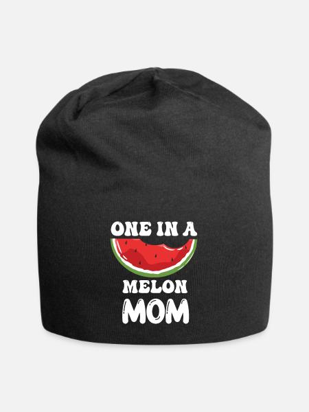 One in A Melon Mom funny Mother Quotes Mama - Jersey-Beanie - Schwarz