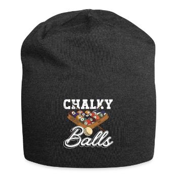 Chalky Balls - Funny Billiards - Jersey Beanie - charcoal grey - Front