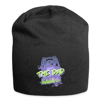 Gaming-Dad, lustiger Spruch - Jersey-Beanie - Schwarz - Vorne