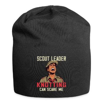 Camping Scouting - Funny Scout Guide - Jersey Beanie - black - Front
