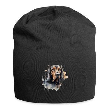 Black and Tan Coonhound - Jersey Beanie - black - Front