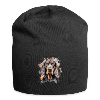 Black and Tan Coonhound - Jersey Beanie - black - Front