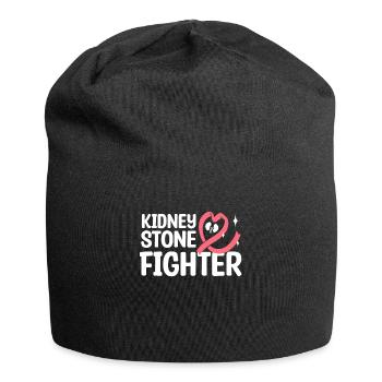 Kidney Stone Fighter Surgery Survivor - Jersey Beanie - black - Front