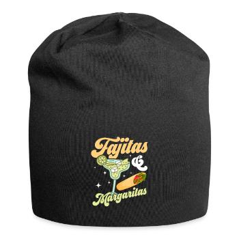 Fajitas & Margaritas Foodie Taco Food Wrap - Jersey-Beanie - Schwarz - Vorne