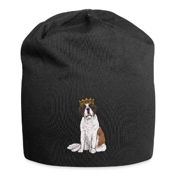 St. Bernard St. Bernard Dog Dog - Jersey Beanie - black - Front