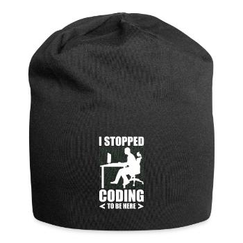 Programmierer Entwickler IT Admin Programmierer Codierung - Jersey-Beanie - Schwarz - Vorne