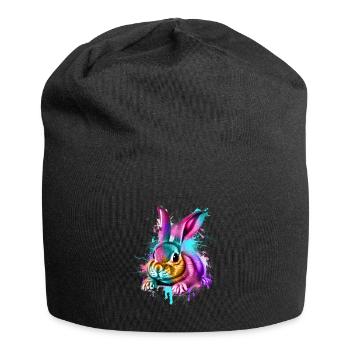 Rabbit Rabbit - Jersey Beanie - black - Front