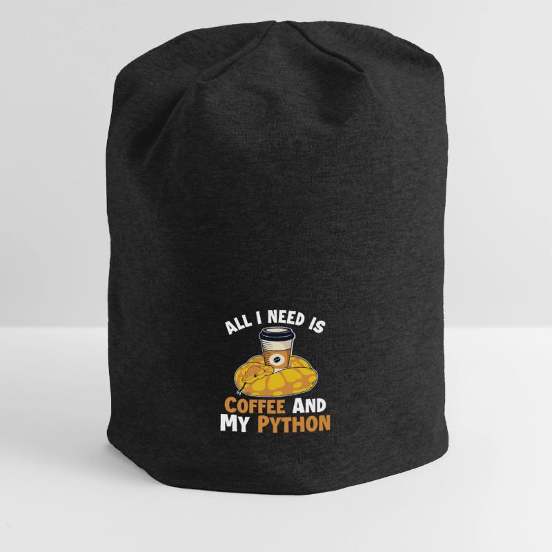 Café et Python Python Snake Banana Ball Bonnet en jersey